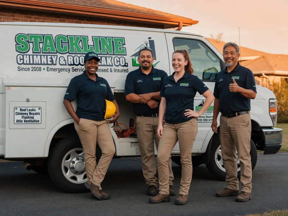 Chimney flashing repair company in Columbia, LA